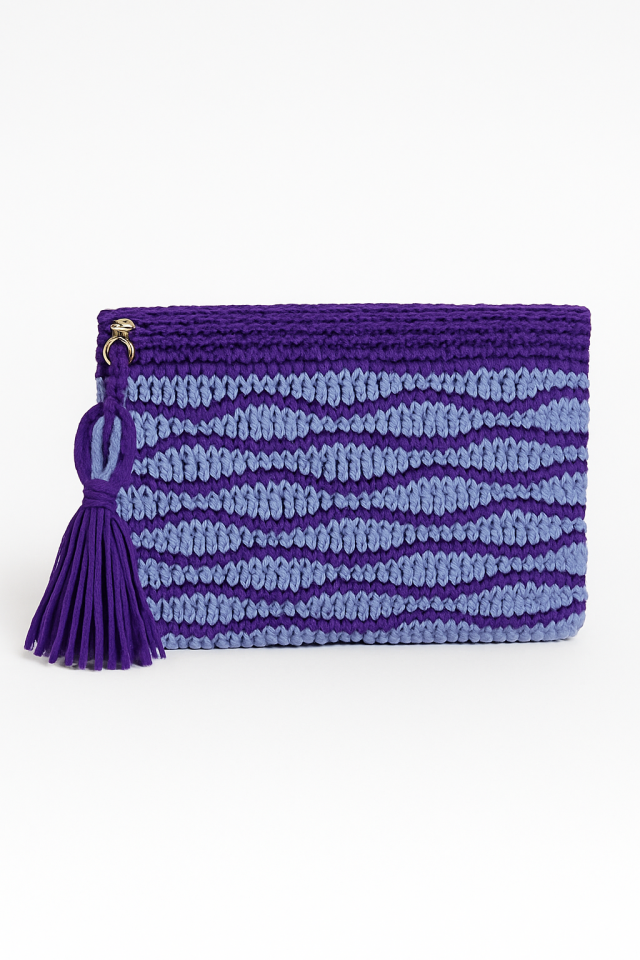 Dalga Clutch – Mor&Lila
