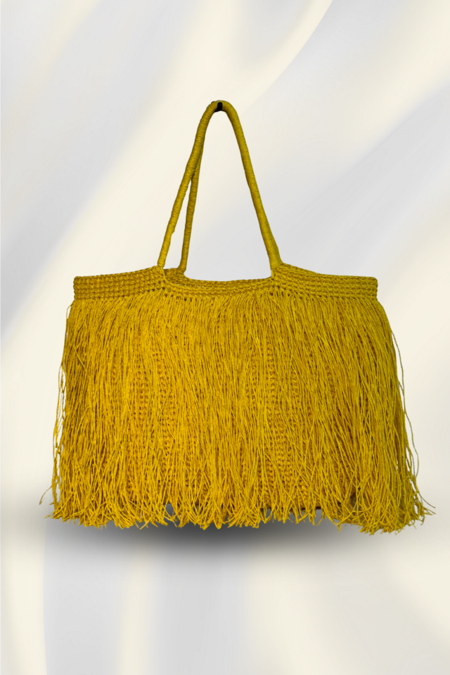 Püskül Tote – Sarı