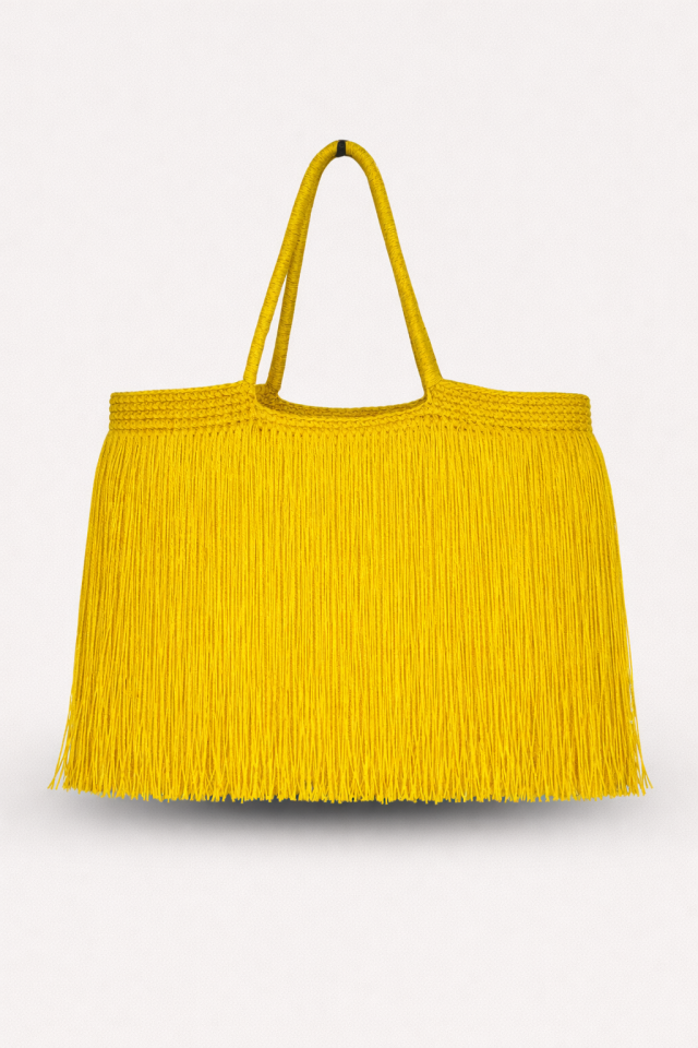 Püskül Tote – Sarı