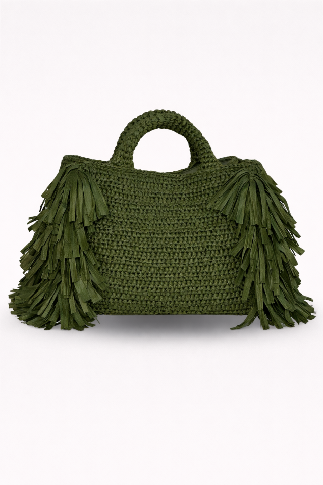 Kanatlı Püskül Çanta