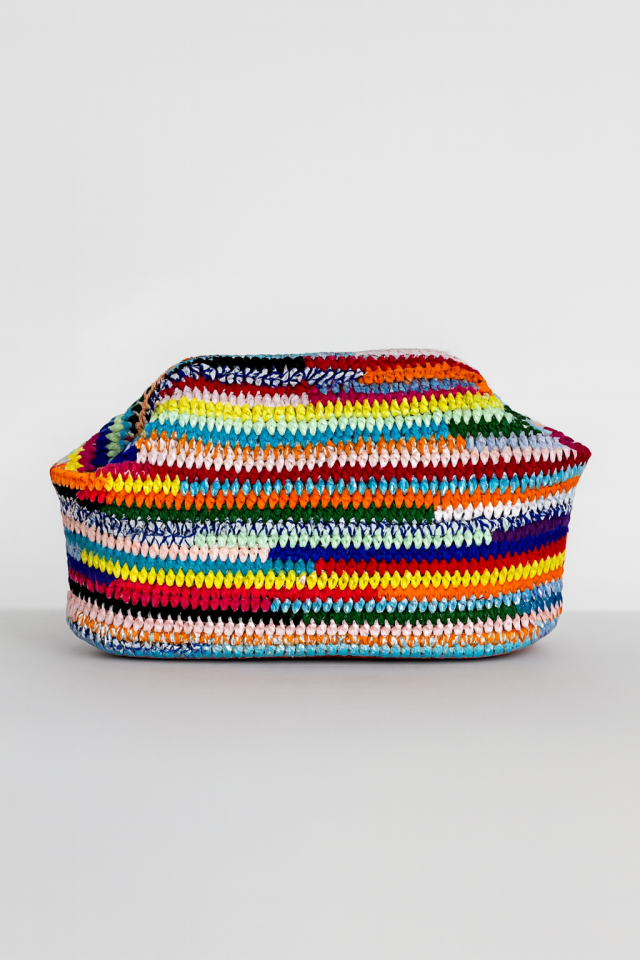 Maxi Renk Bahçesi Clutch