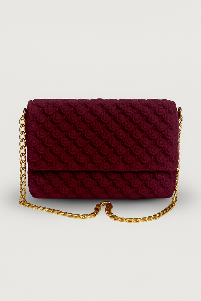 Ponçik Çanta – Bordo