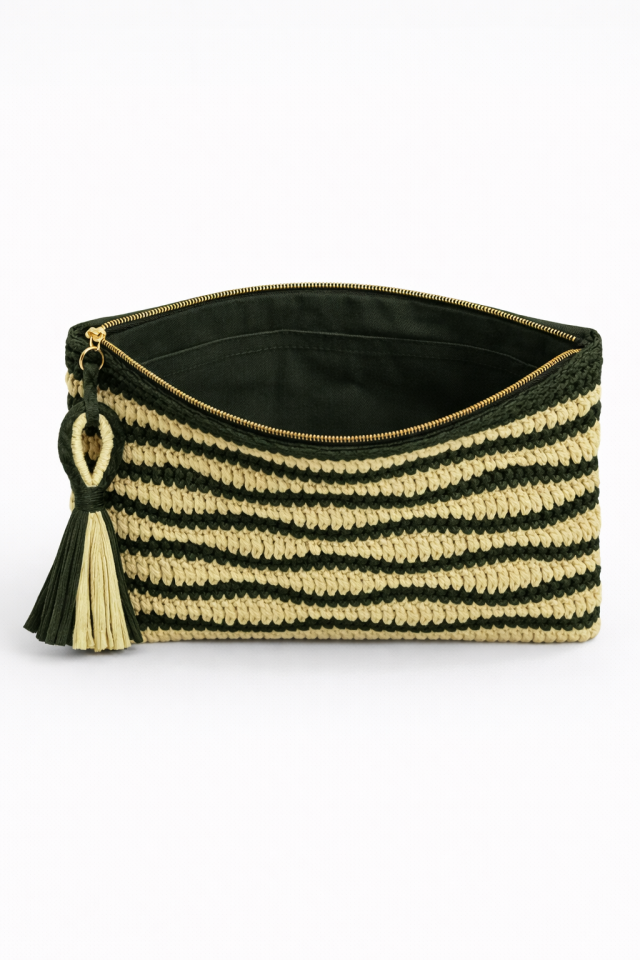 Dalga Clutch – Haki&Krem