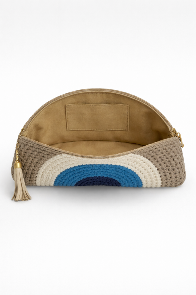 Nazar Clutch – Bej