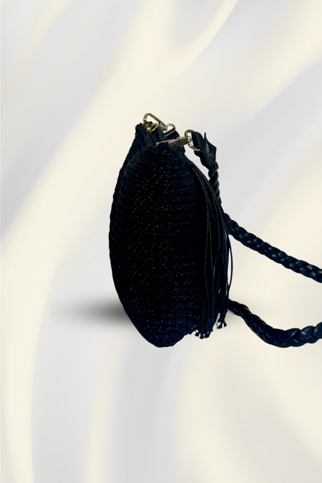 Püskül Zarafeti Çanta – Siyah