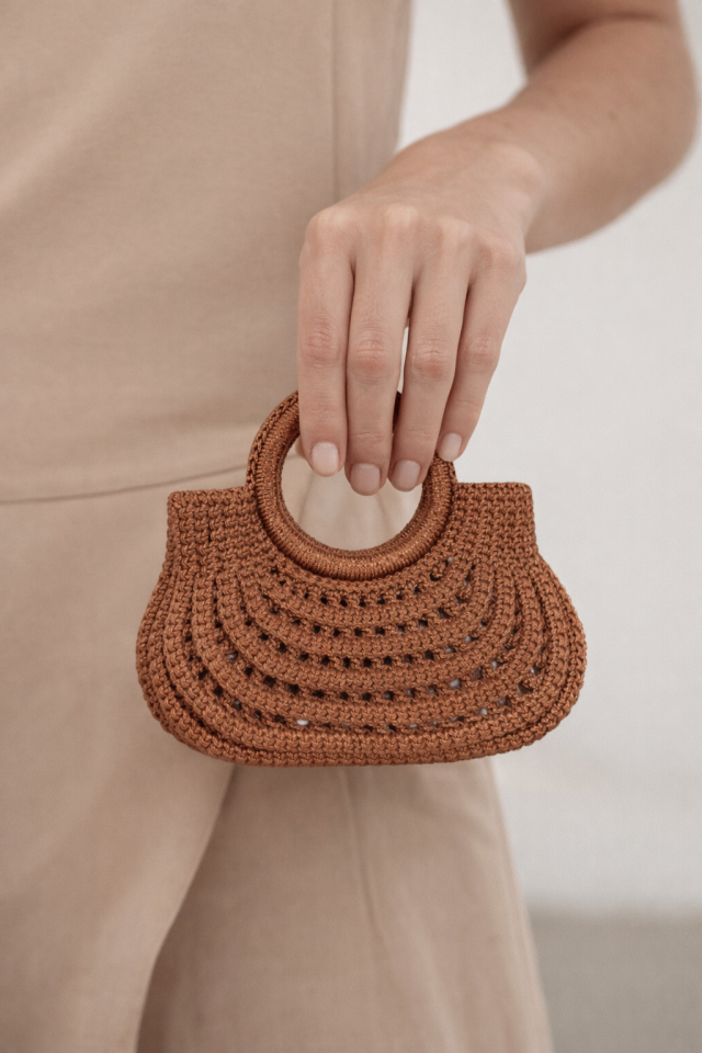 Mini Kleopatra Çanta – Kahverengi