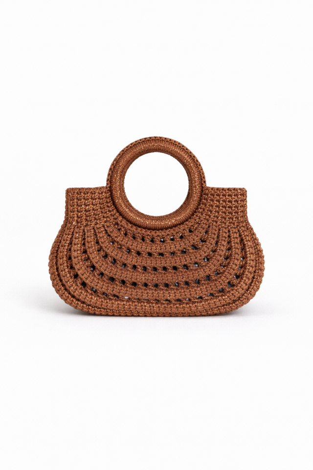 Mini Kleopatra Çanta – Kahverengi