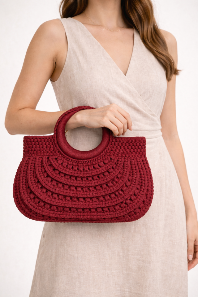 Kleopatra Çanta - Bordo