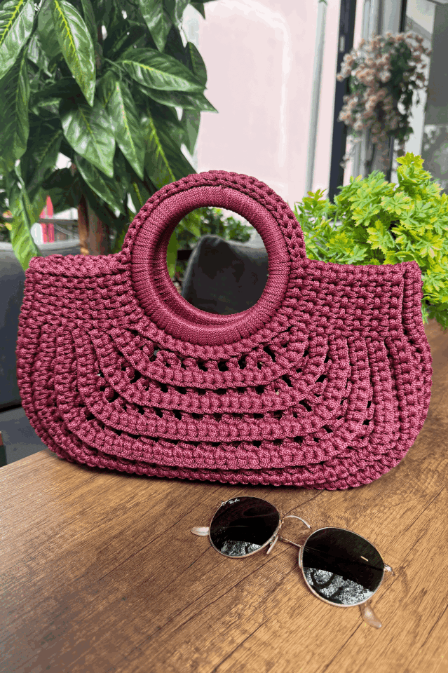 Kleopatra Çanta – Zamansız Asaletin Modern Yansıması - Bordo