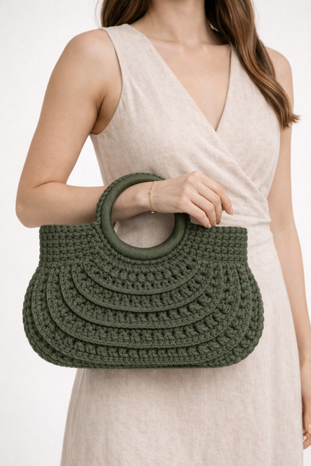 Kleopatra Çanta - Yeşil