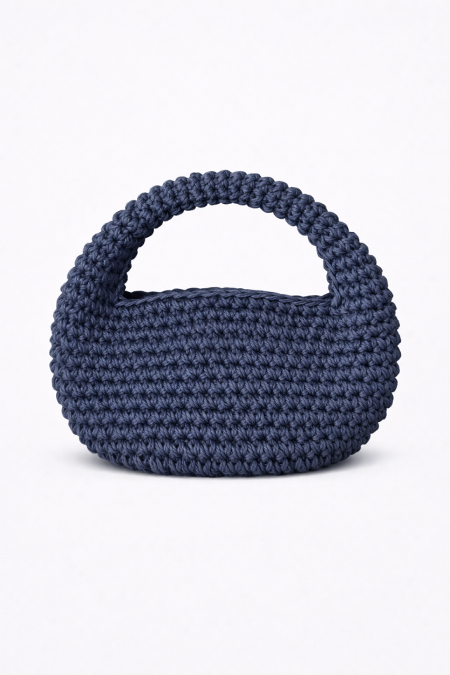 Yarım Ay El Çantası - Lacivert