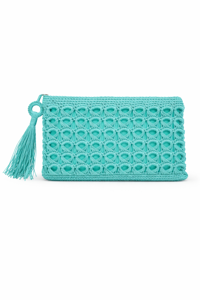 Oklava Model Clutch – Su Yeşili