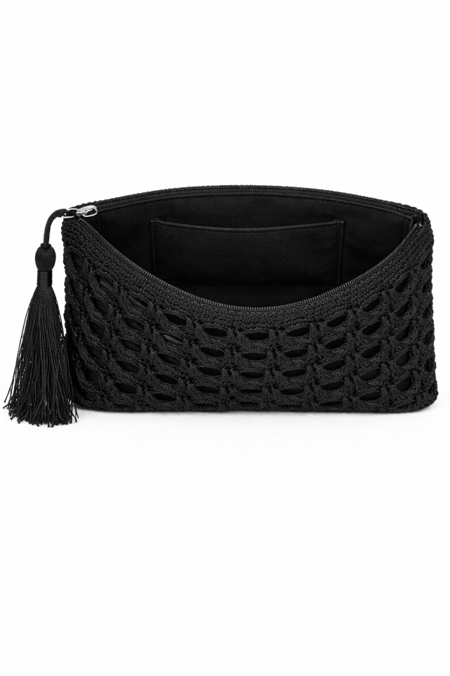 Oklava Model Clutch - Siyah