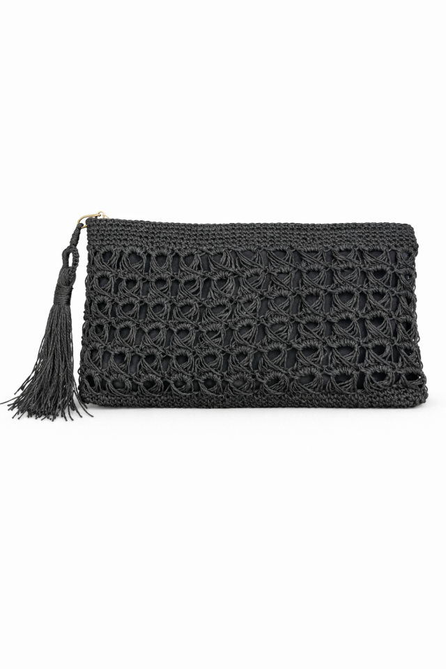 Oklava Model Clutch - Siyah