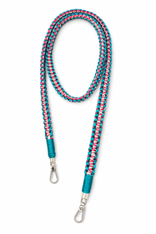 Örgü Telefon Askısı – Pembe&Yeşil